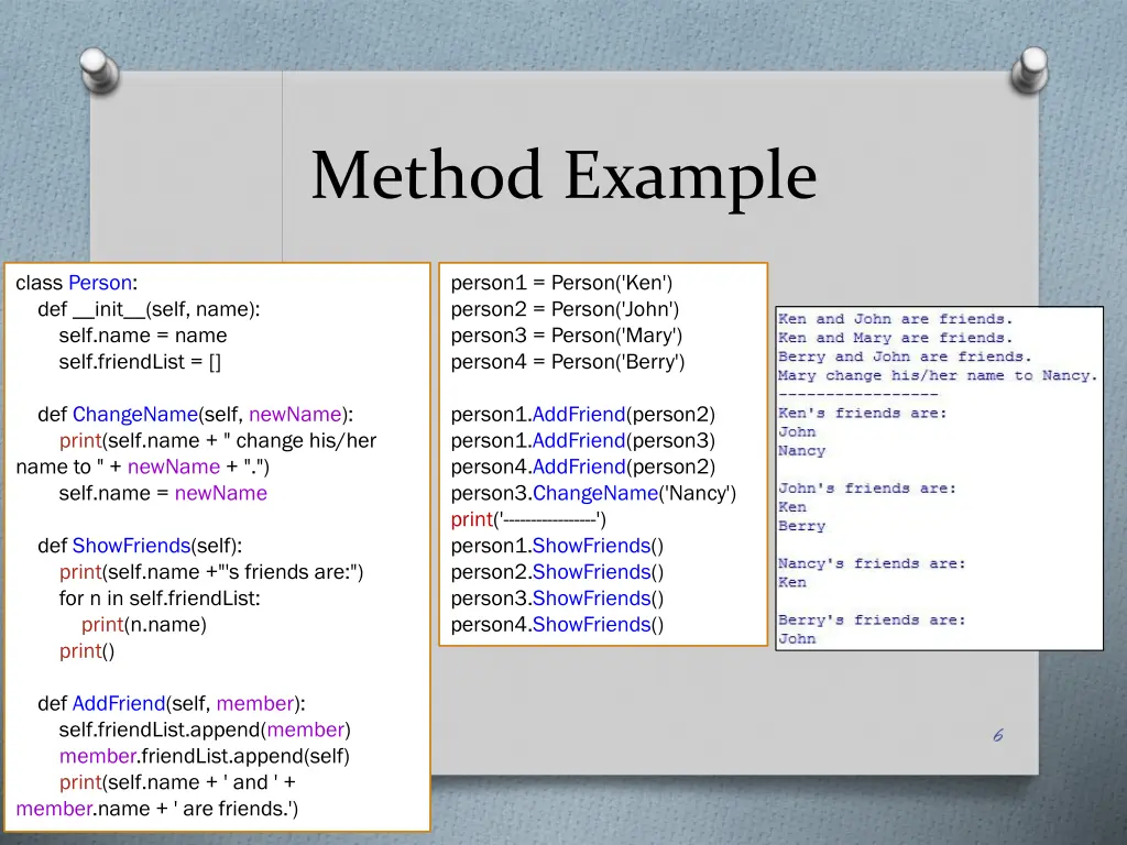method example 2