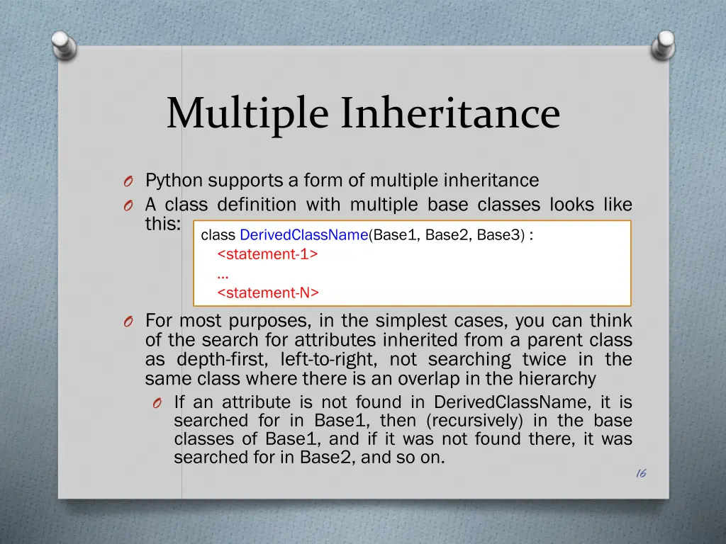 multiple inheritance