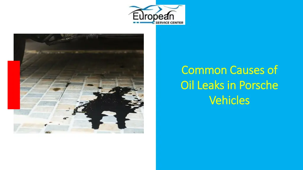 common causes of common causes of oil leaks
