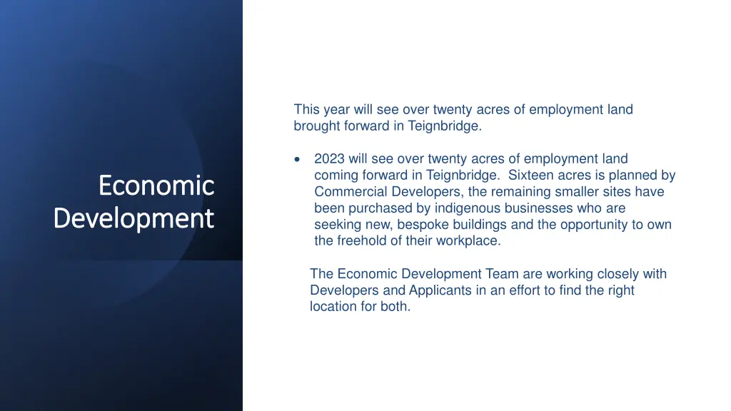 this year will see over twenty acres