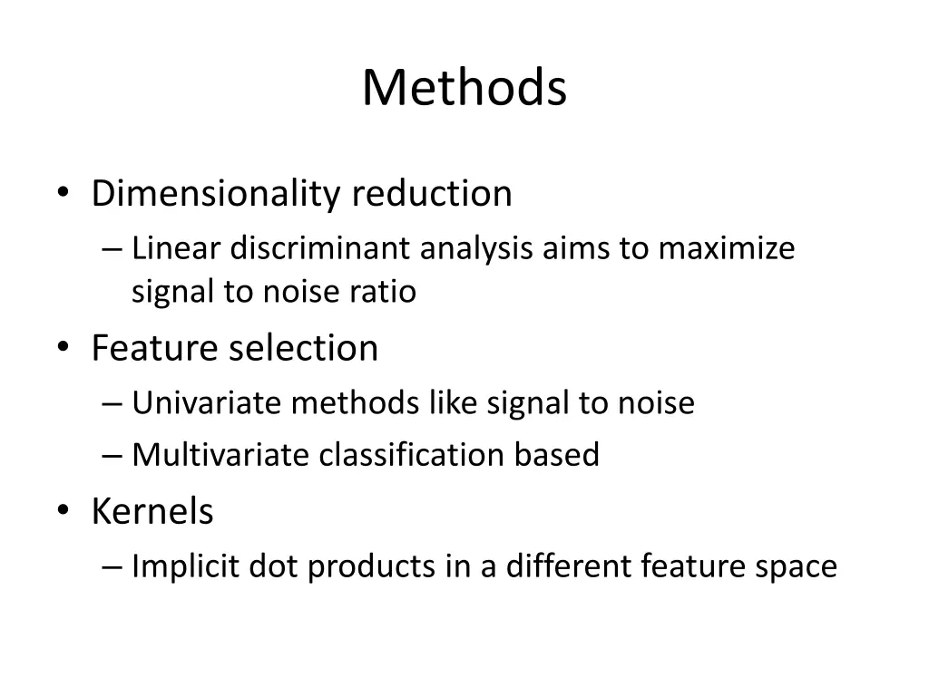 methods