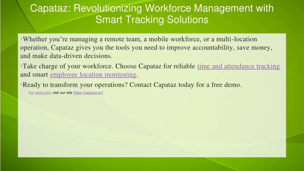 capataz revolutionizing workforce management with 1