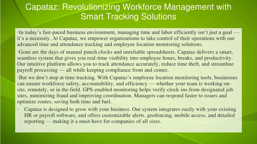capataz revolutionizing workforce management with