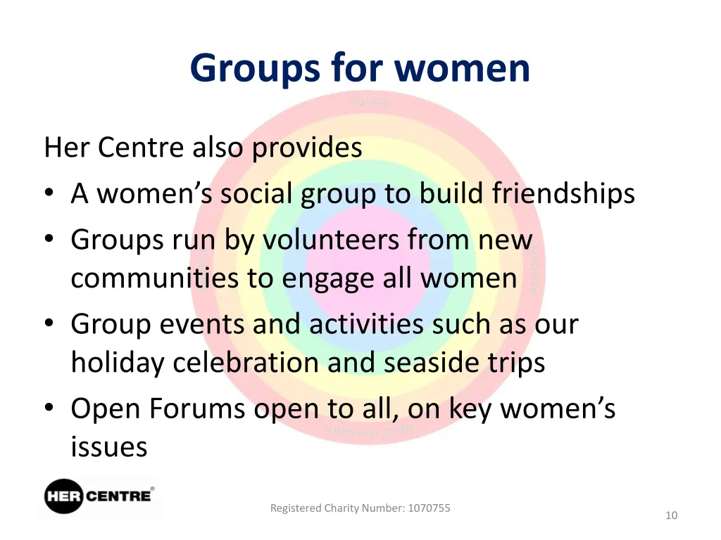 groups for women