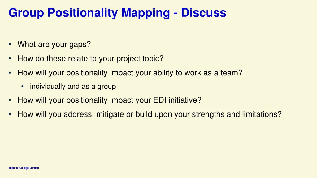 group positionality mapping discuss