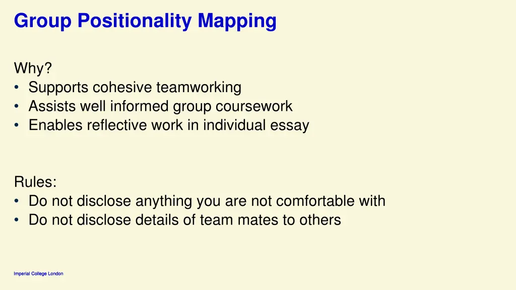 group positionality mapping