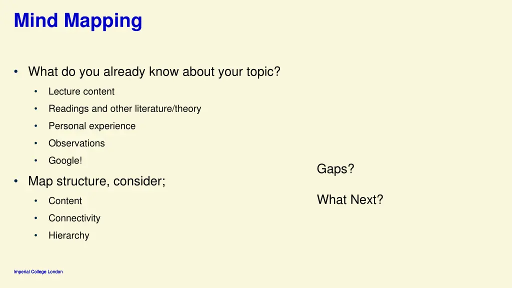 mind mapping