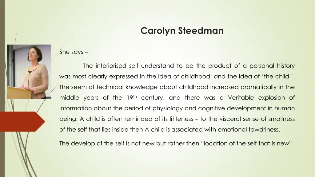 carolyn steedman