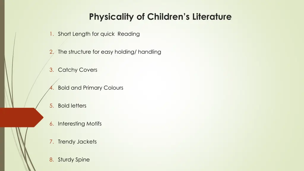 physicality of children s literature