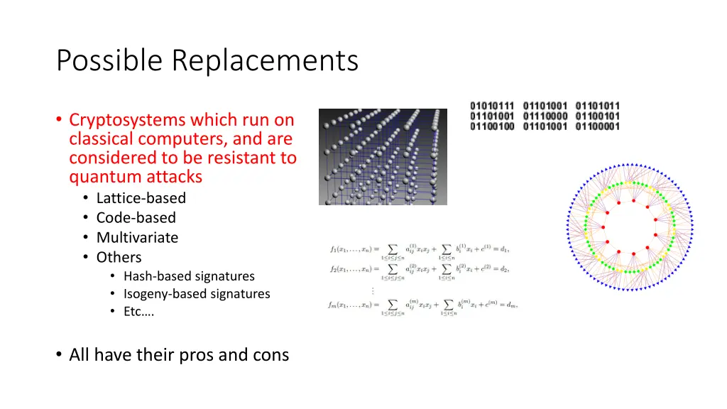 possible replacements