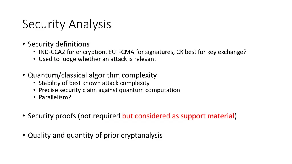 security analysis