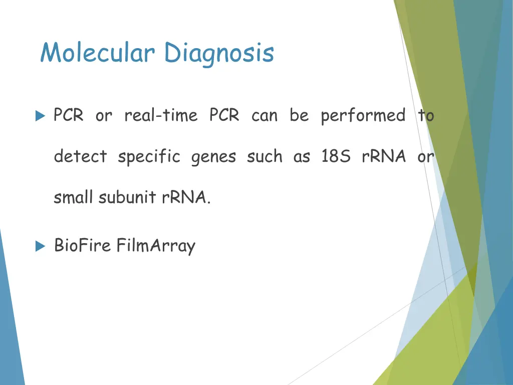 molecular diagnosis