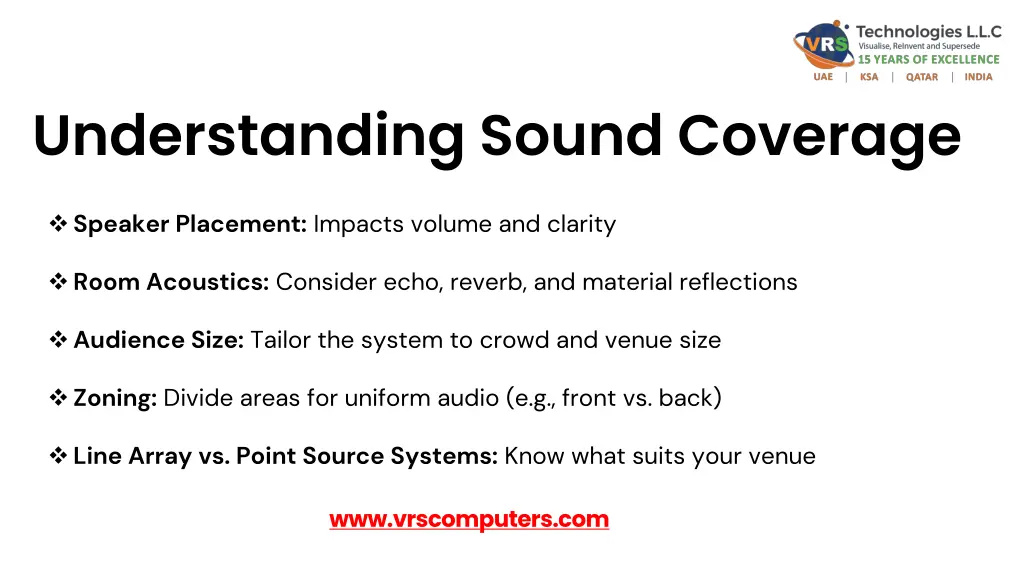 understanding sound coverage