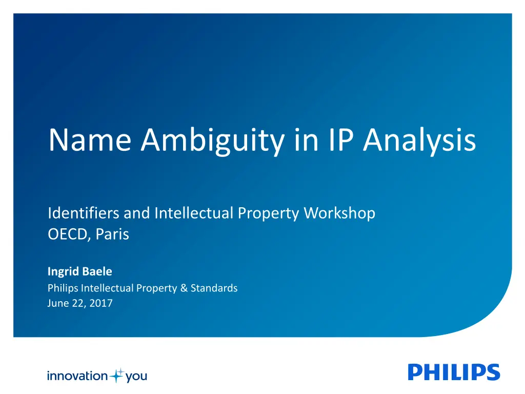 name ambiguity in ip analysis