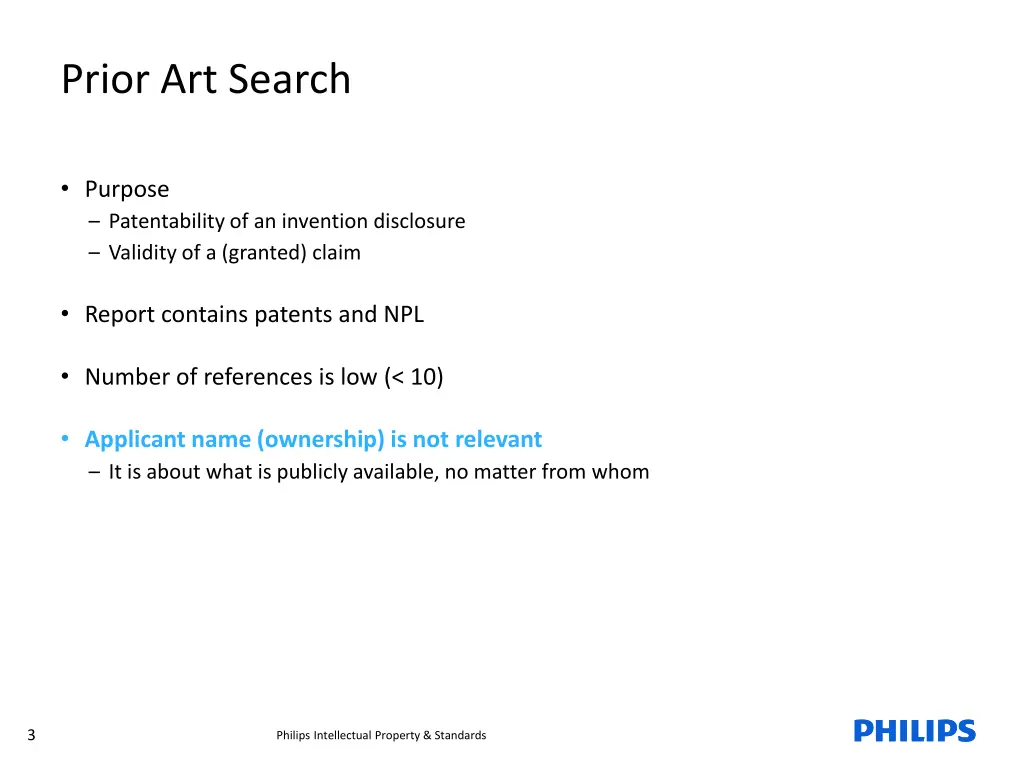 prior art search