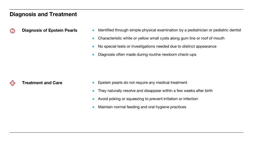 diagnosis and treatment