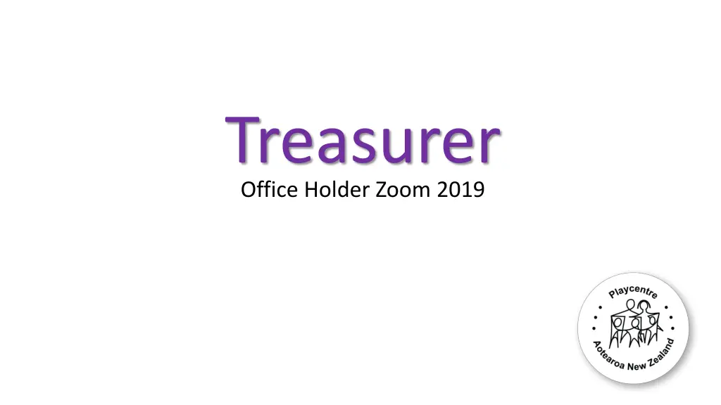 treasurer office holder zoom 2019