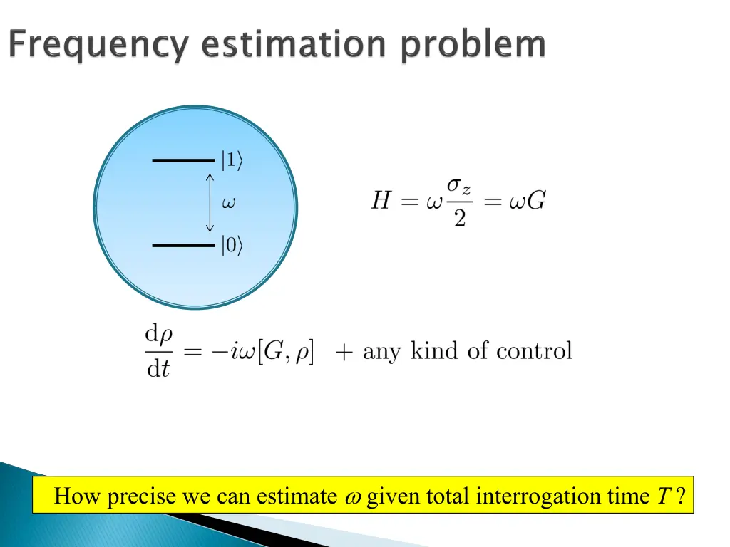 how precise we can estimate given total