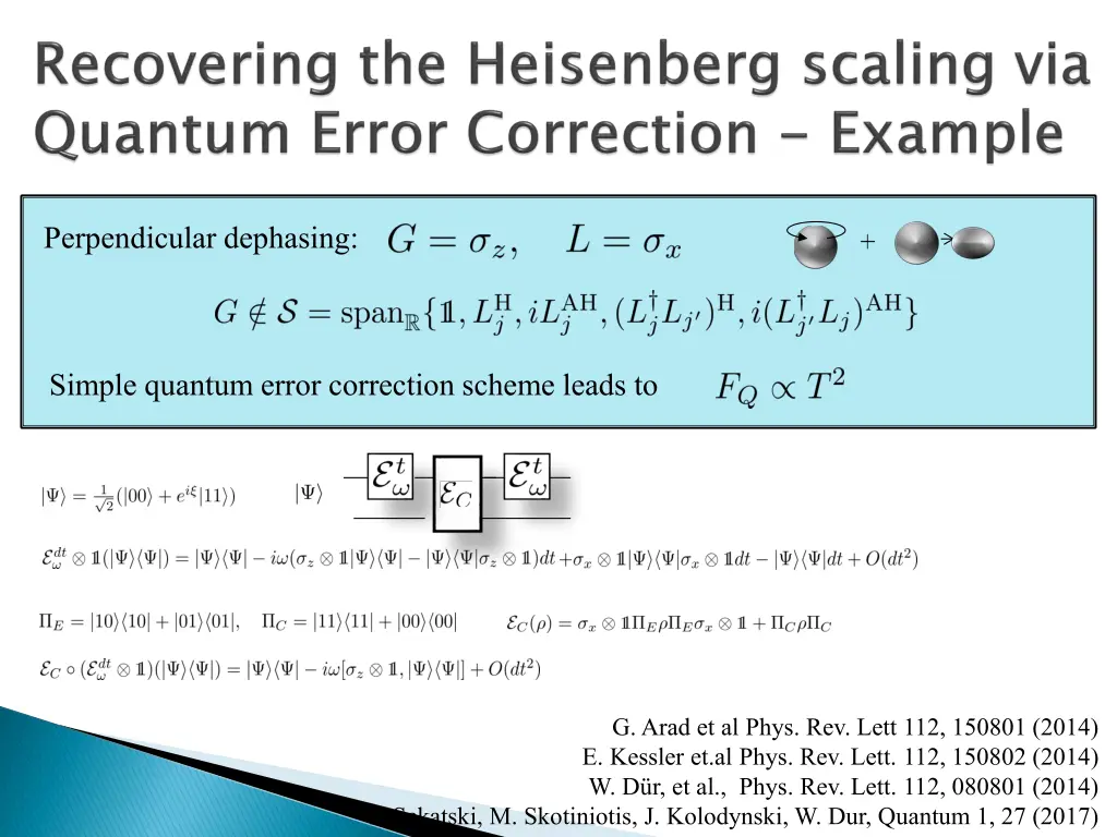 perpendicular dephasing