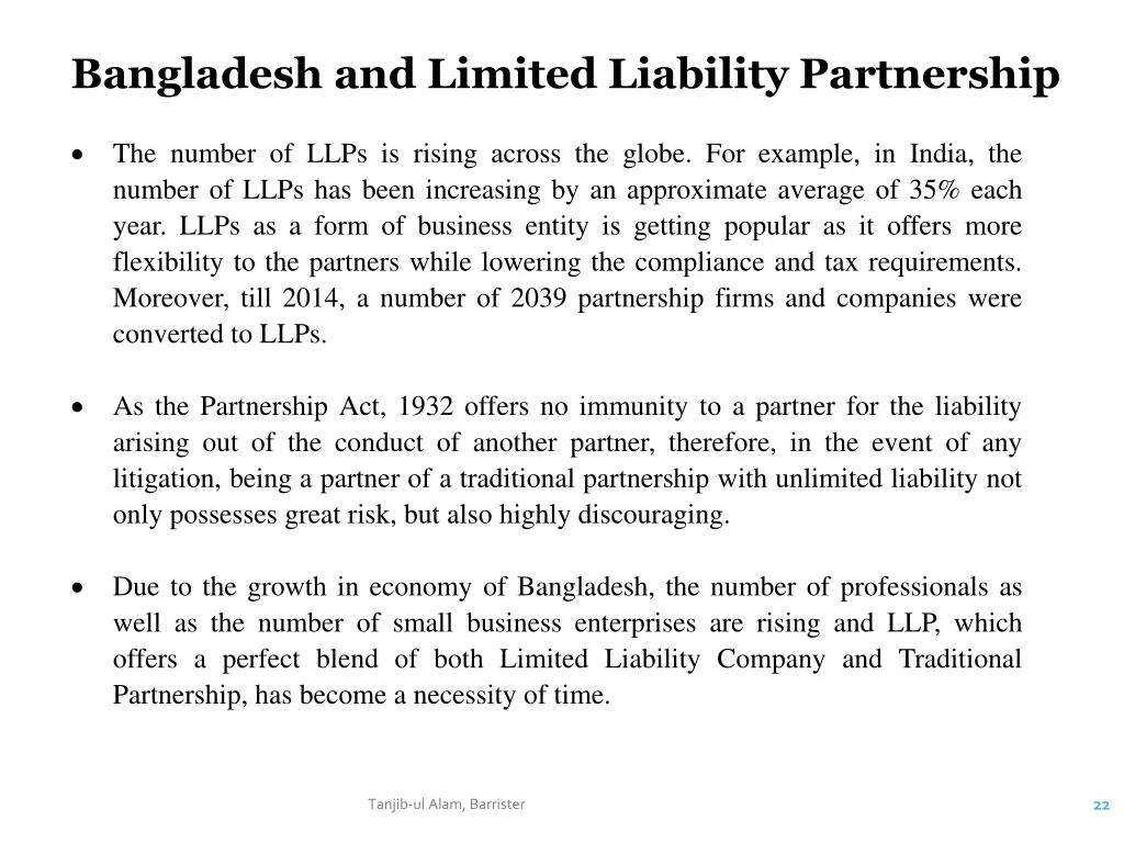 bangladesh and limited liability partnership 1