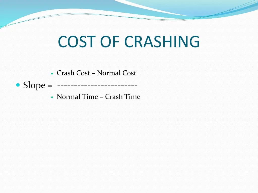 cost of crashing