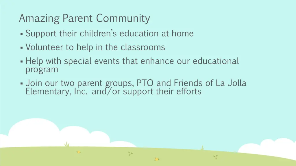 amazing parent community support their children
