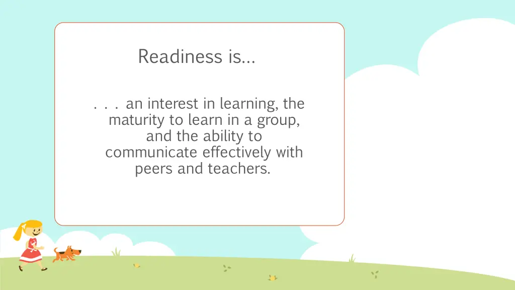 readiness is