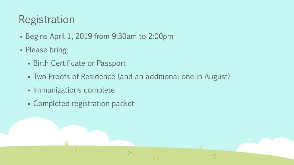 registration