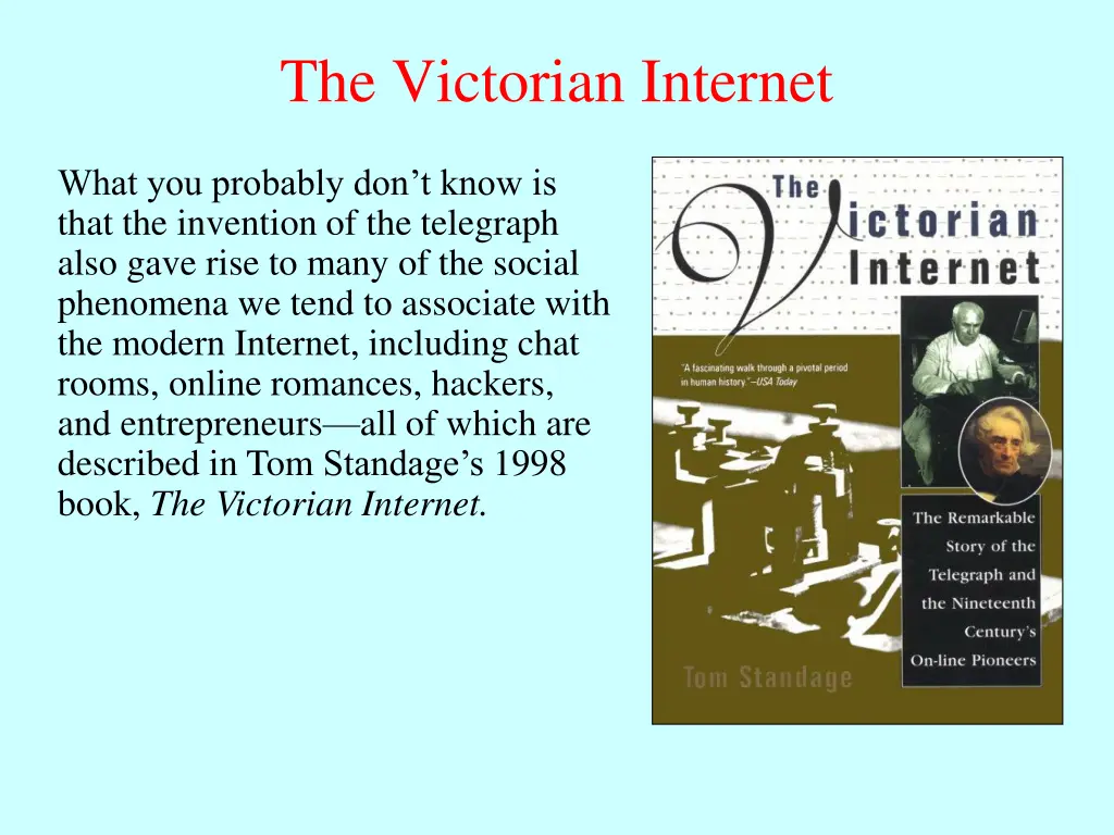 the victorian internet