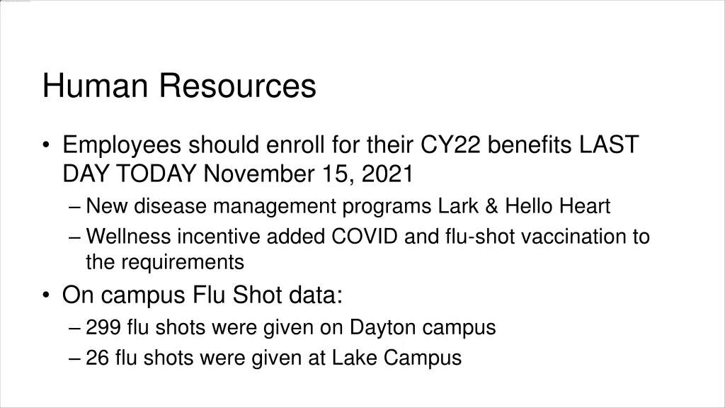 human resources