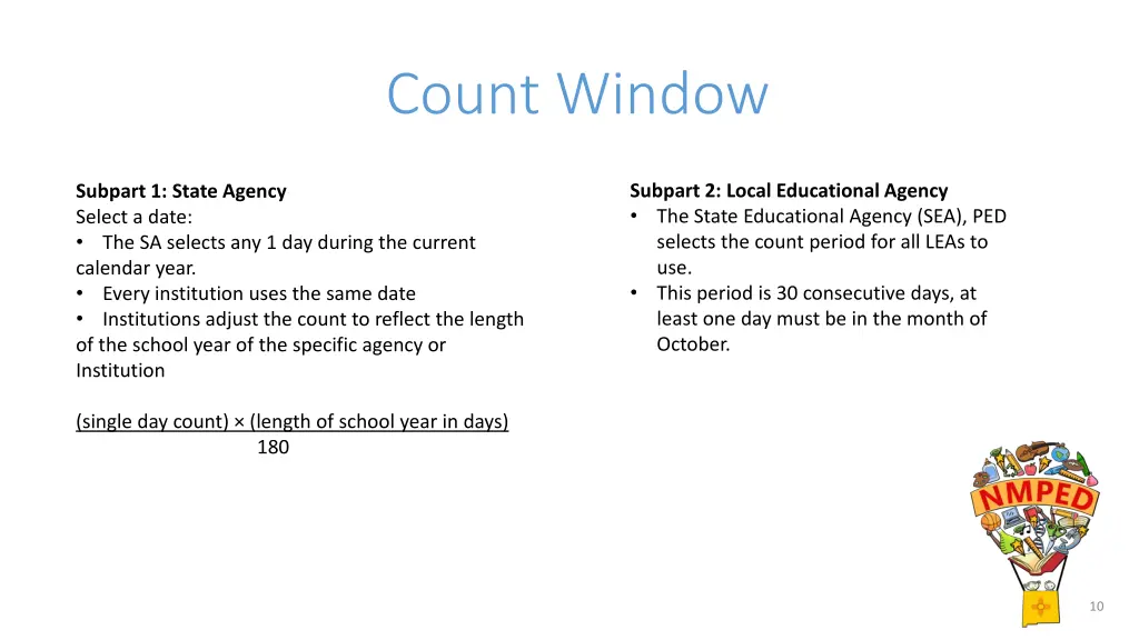 count window
