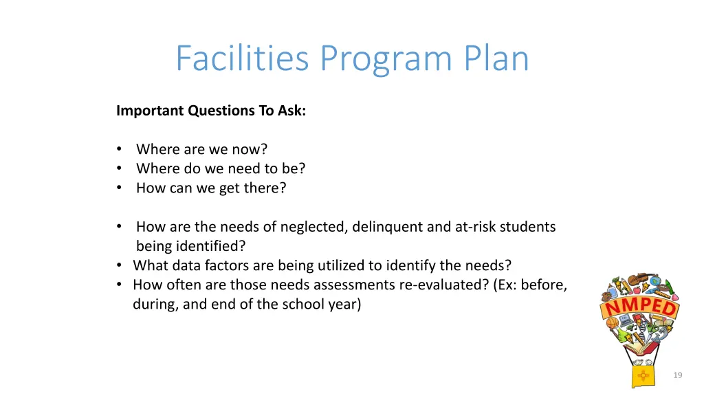 facilities program plan 3
