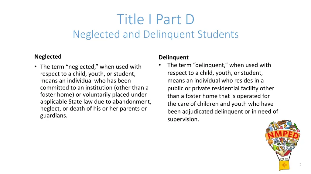 title i part d