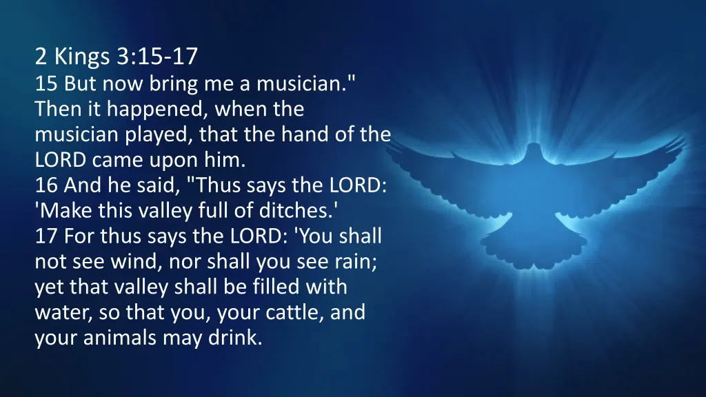 2 kings 3 15 17 15 but now bring me a musician