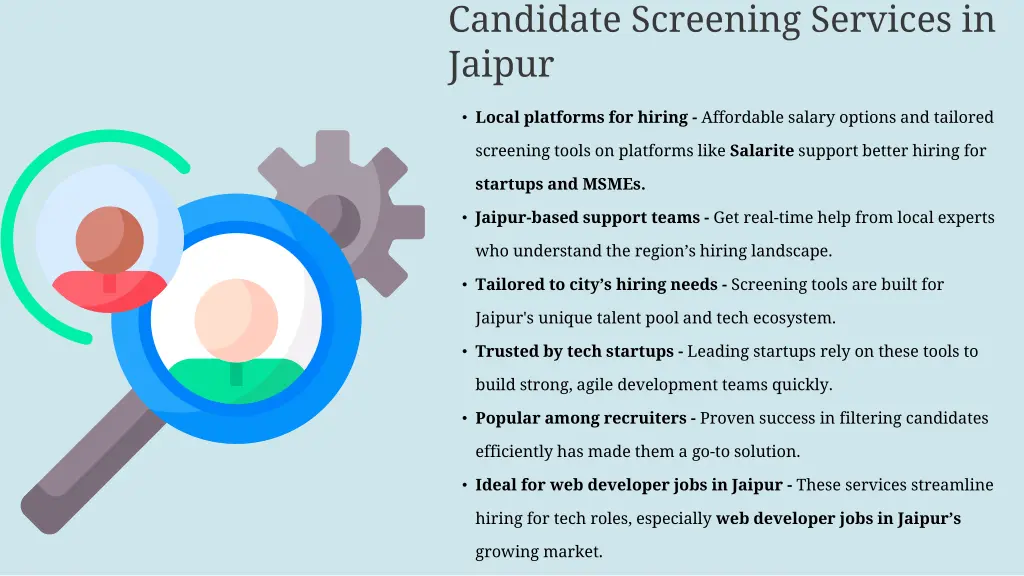 candidate screening services in jaipur