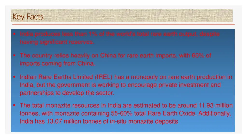 key facts key facts