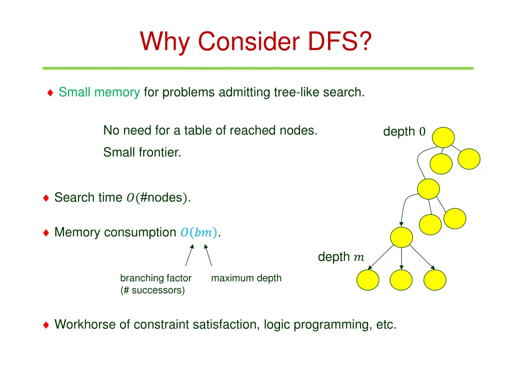 why consider dfs