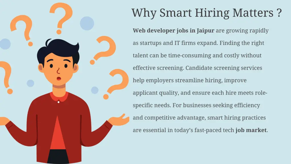why smart hiring matters