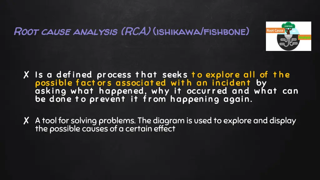 root cause analysis rca root cause analysis