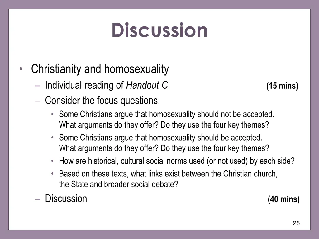 discussion