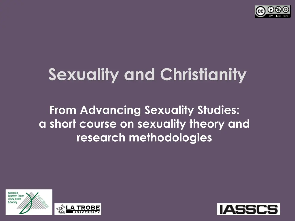 sexuality and christianity