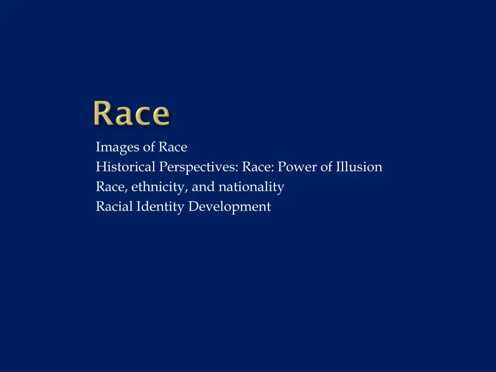images of race historical perspectives race power