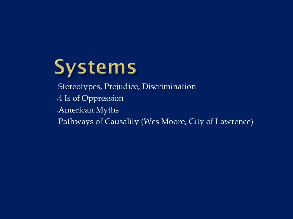 stereotypes prejudice discrimination