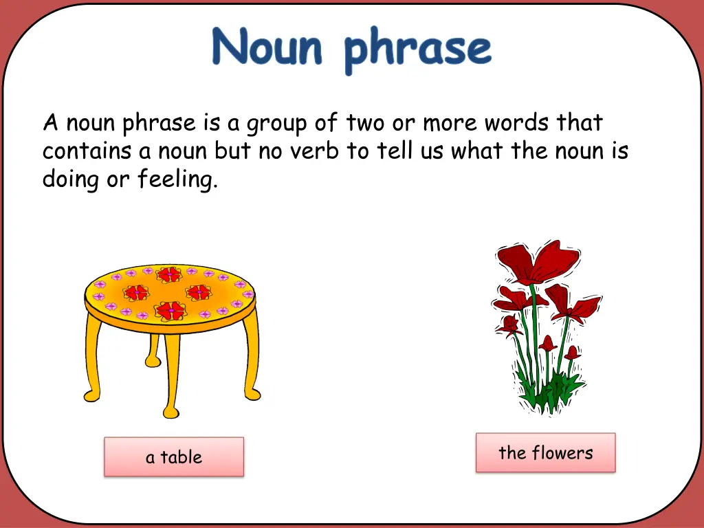 noun phrase