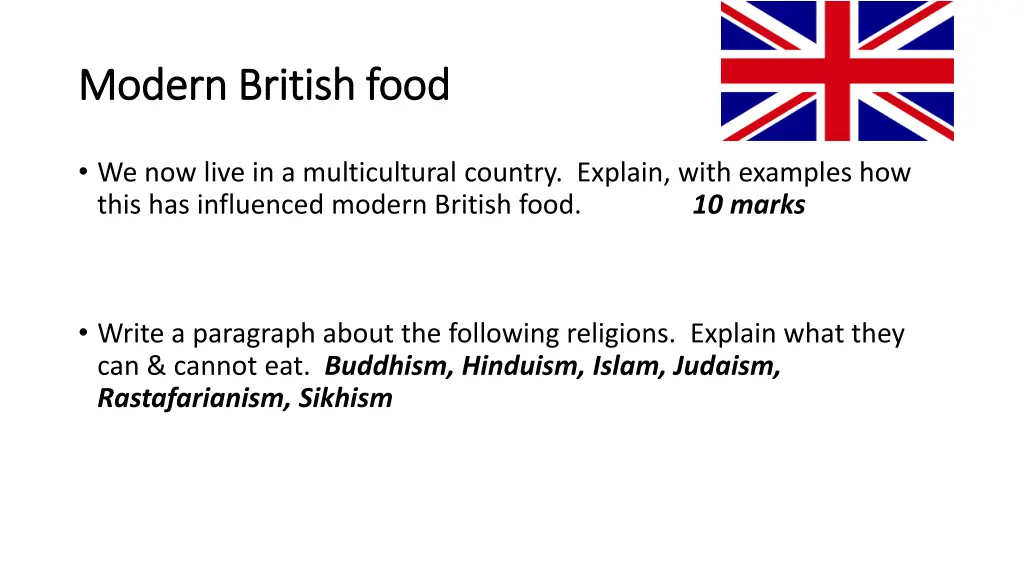 modern british food modern british food