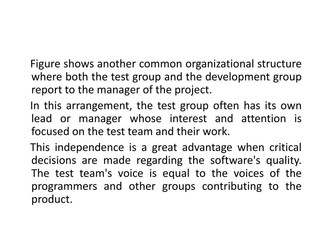 figure shows another common organizational