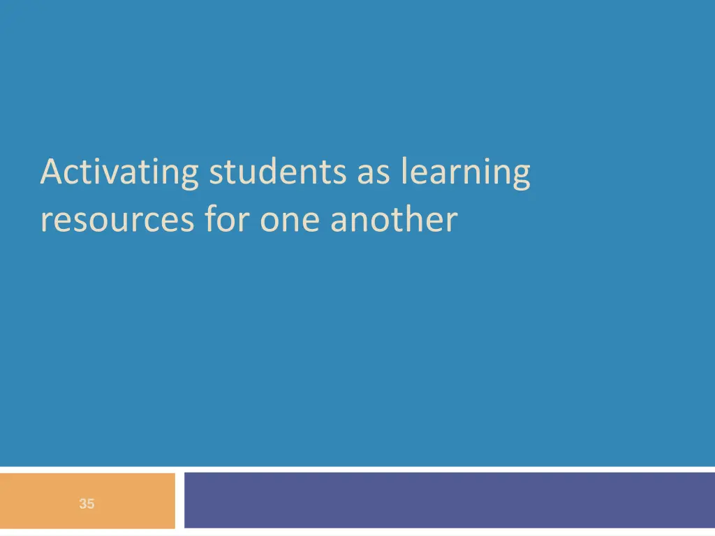 activating students as learning resources