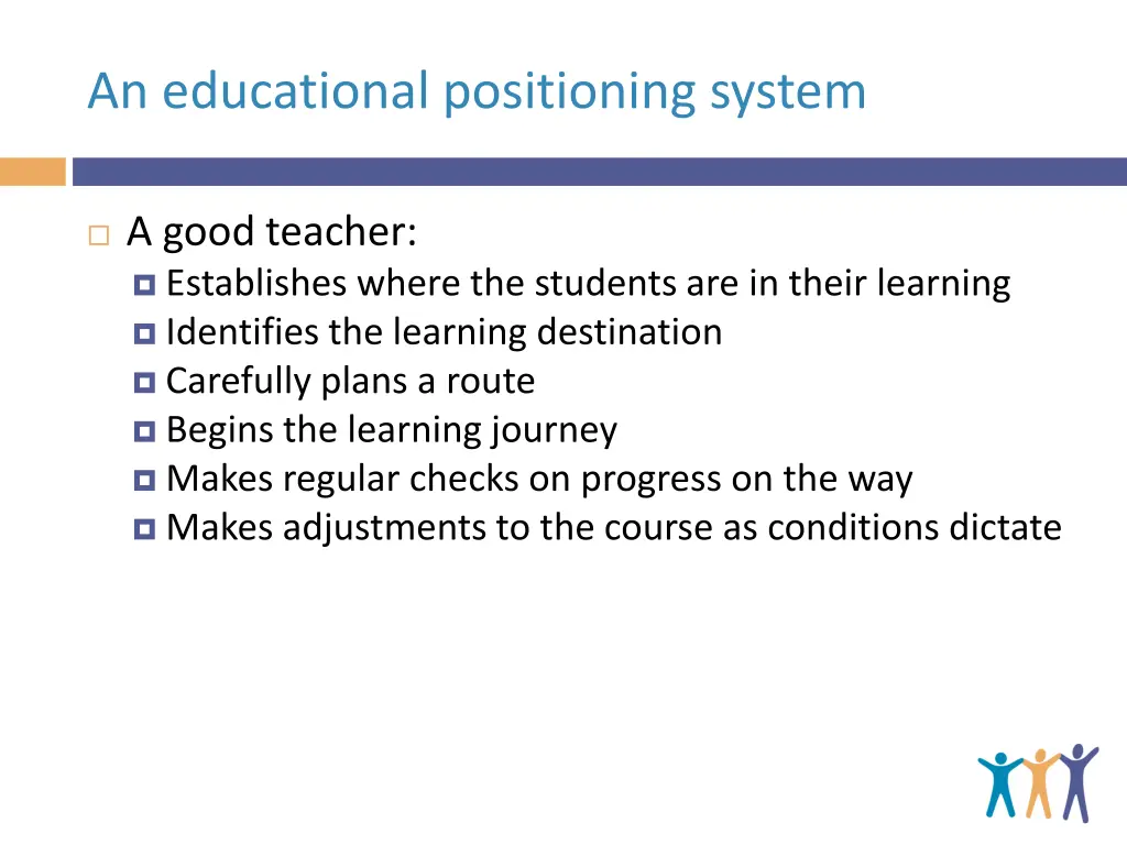 an educational positioning system