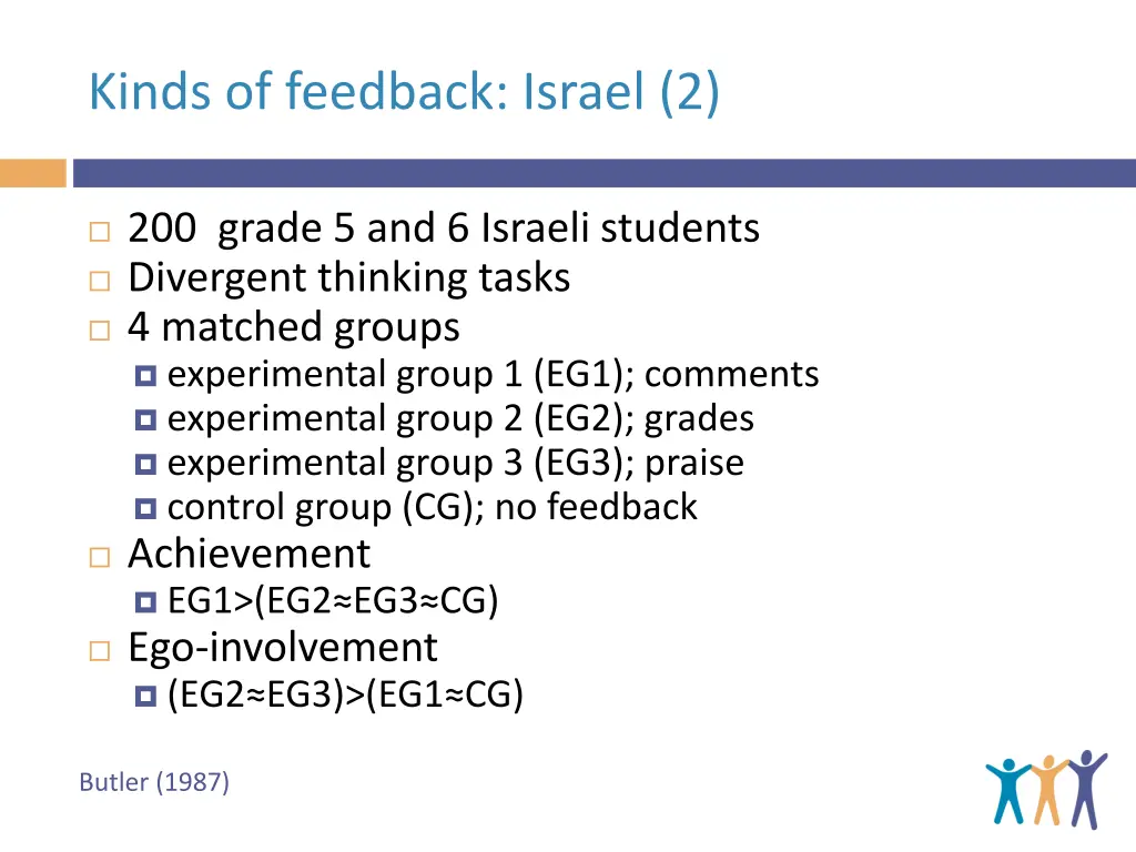 kinds of feedback israel 2