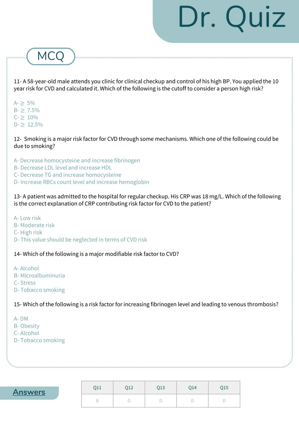 dr quiz 2